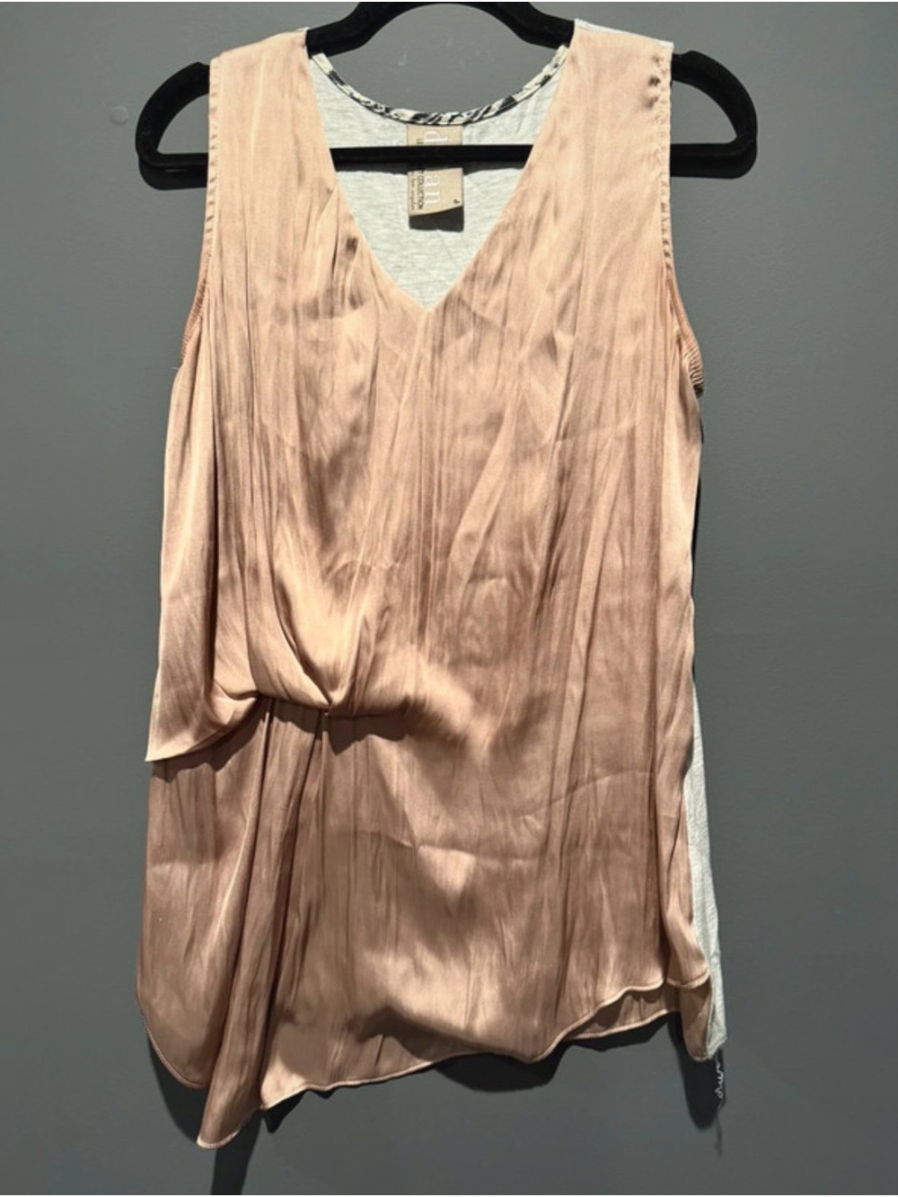 Sleeveless Blouse in Blush Pink